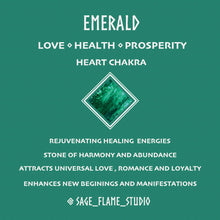 Load image into Gallery viewer, GF Vadoma Earrings &lt; Emerald &gt; M