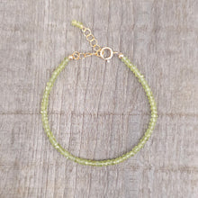 Load image into Gallery viewer, GF Peridot Bracelet