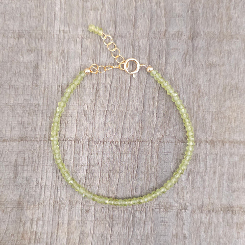 GF Peridot Bracelet