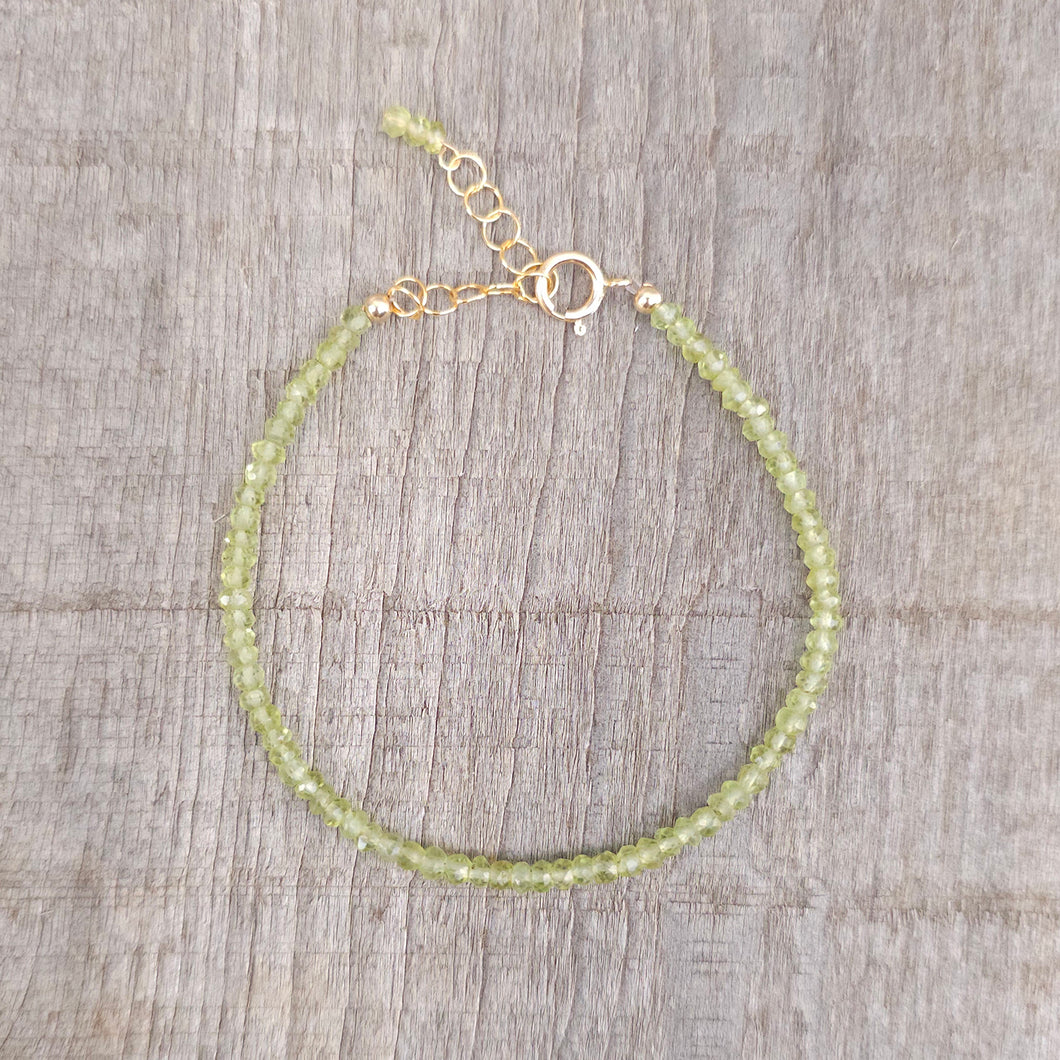 GF Peridot Bracelet