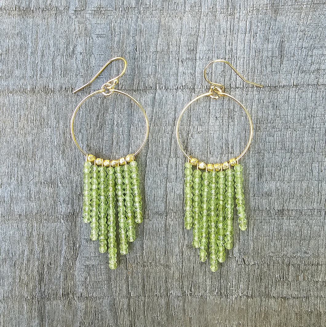 GF Vadoma Earrings < Peridot > S