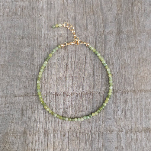 GF Green Tourmaline Bracelet