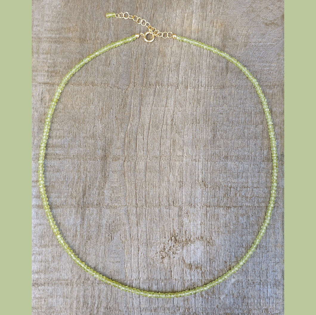 GF Peridot Choker <Thin >