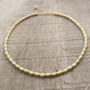 GF Light Green Freshwater Pearl Choker