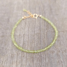 Load image into Gallery viewer, GF Peridot Bracelet