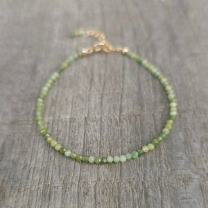 GF Green Tourmaline Bracelet