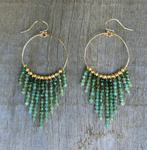Load image into Gallery viewer, GF Vadoma Earrings &lt; Emerald &gt; M