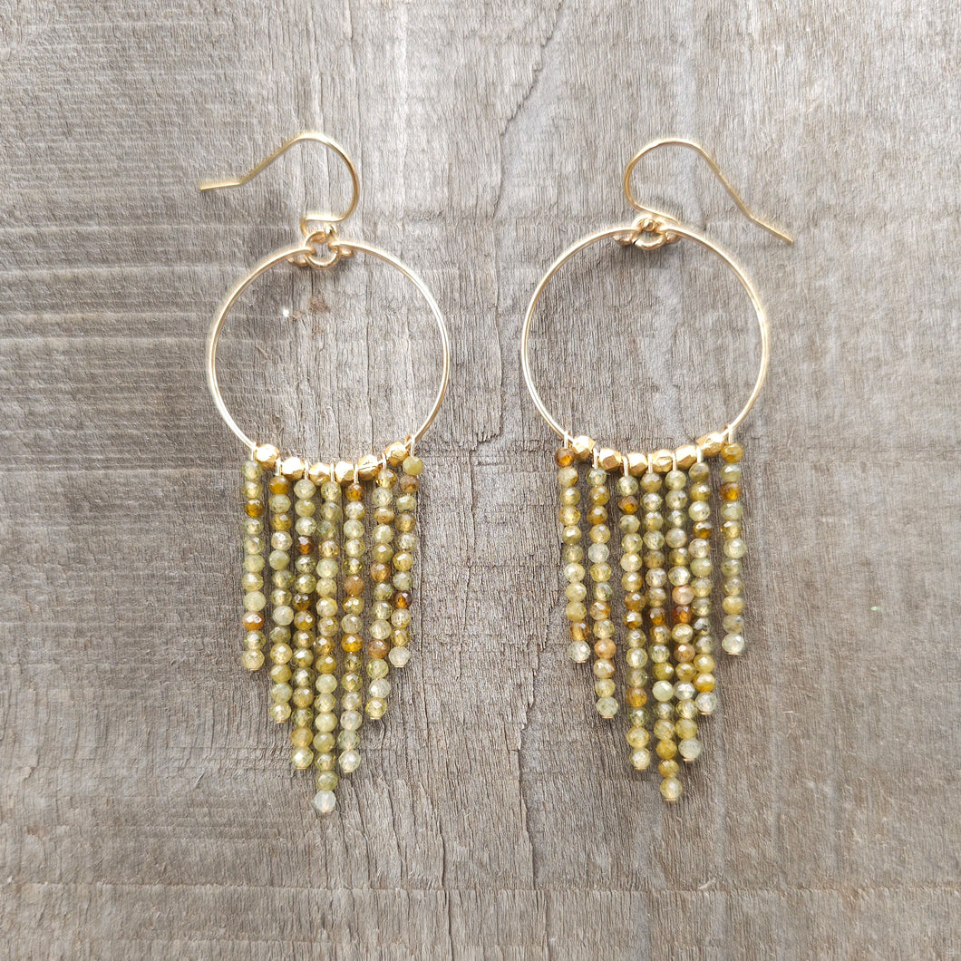 GF Vadoma Earrings < Garnet > S