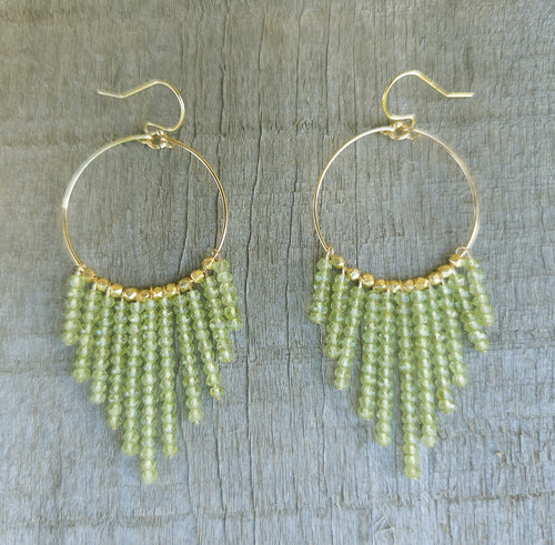 GF Vadoma Earrings < Peridot > M