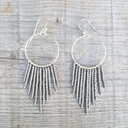 SS Roma Earrings < grey > M