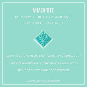 GF Vadoma Earrings < Amazonite > M