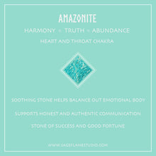 Load image into Gallery viewer, GF Amazonite Drop Earrings (S)