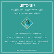 Load image into Gallery viewer, GF Chrysocolla Drop Earrings (S)