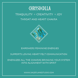 GF Vadoma Earrings < Chrysocolla > M
