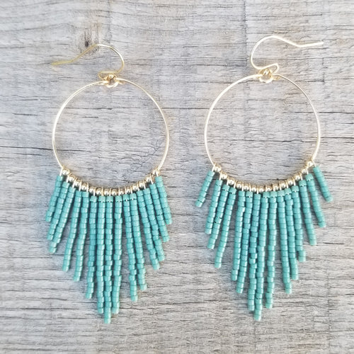 GF Roma Earrings < eucalyptus > M