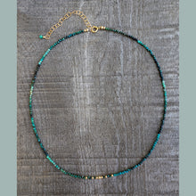 Load image into Gallery viewer, GF Chrysocolla Choker &lt; Dainty &gt;