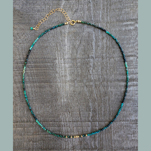GF Chrysocolla Choker < Dainty >