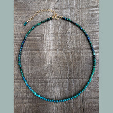 Load image into Gallery viewer, GF Chrysocolla Choker 3mm &lt; Bold &gt;