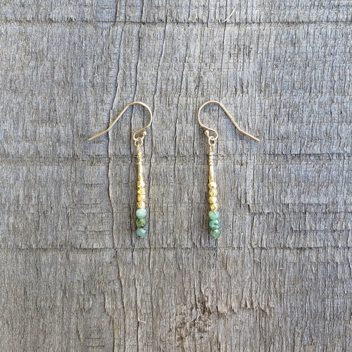 GF Emerald Drop Earrings (S)