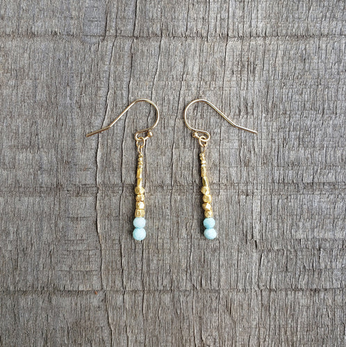 GF Larimar Drop Earrings (S)