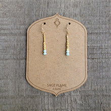 Load image into Gallery viewer, GF Larimar Drop Earrings (S)