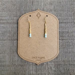 GF Larimar Drop Earrings (S)