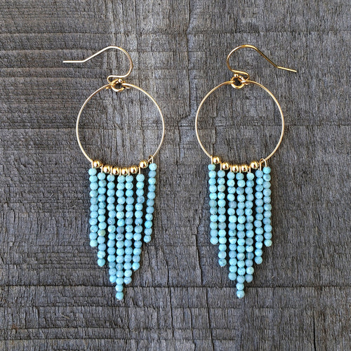 GF Vama Earrings < Larimar > S