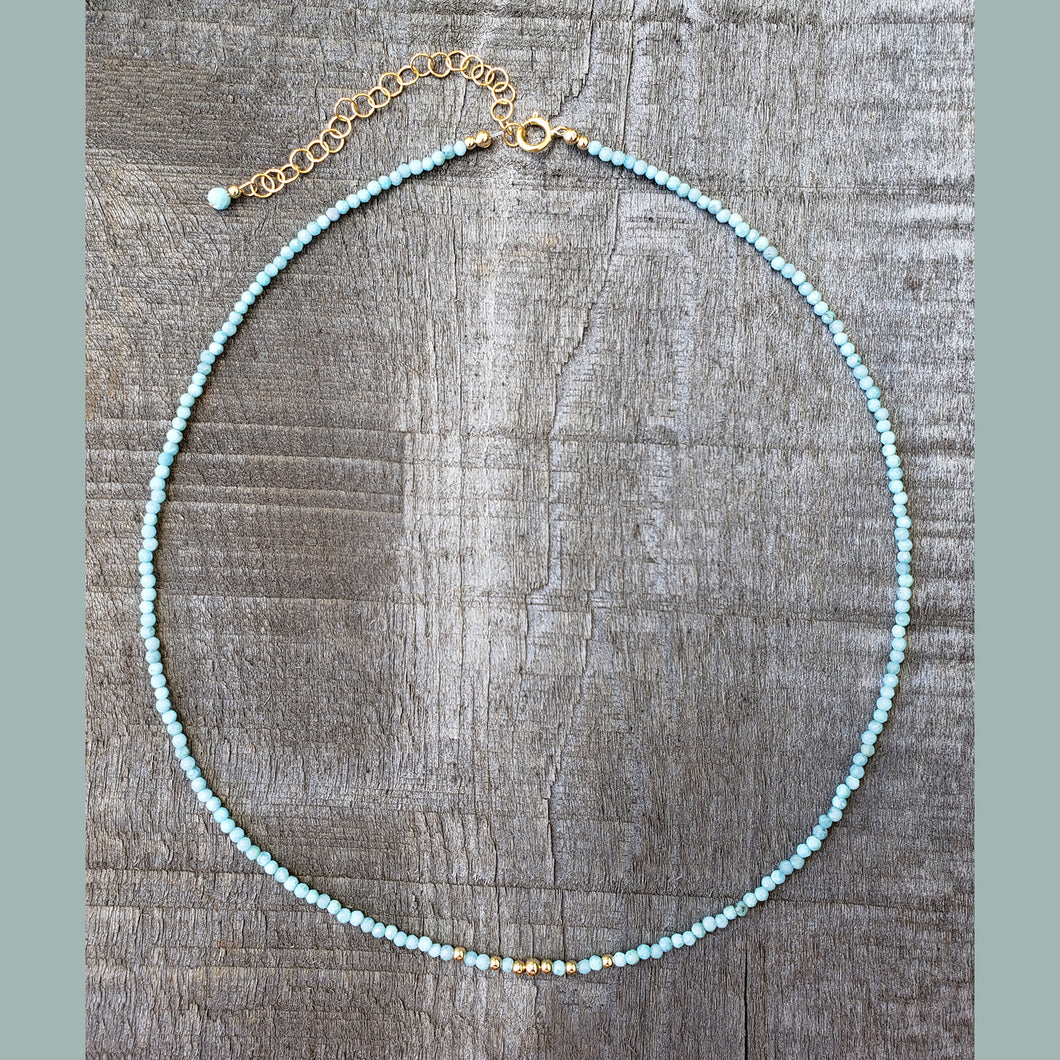 GF Larimar Choker < Dainty >