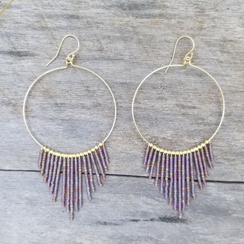 GF Roma Earrings < red gold > L