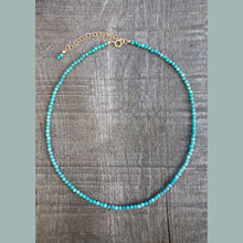 Load image into Gallery viewer, Turquoise Choker 3mm 