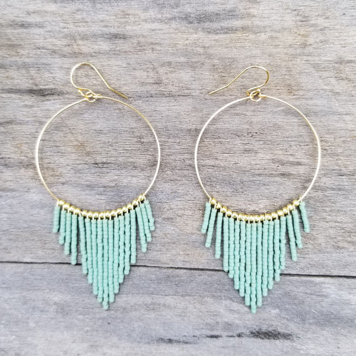 GF Roma Earrings < seafoam > L