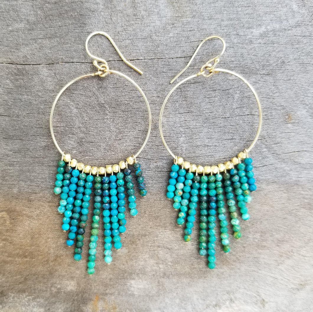 GF Vadoma Earrings < Chrysocolla > M