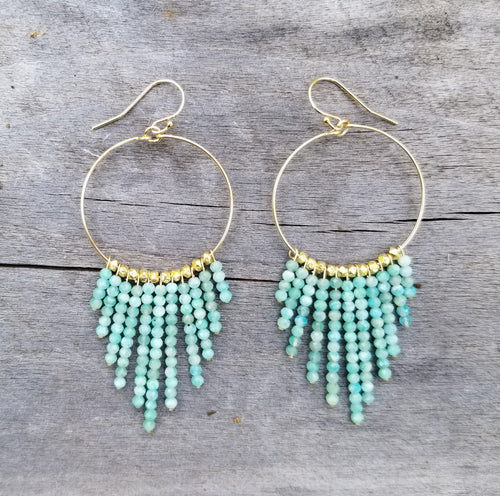 GF Vadoma Earrings < Amazonite > M