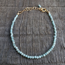 Load image into Gallery viewer, GF Larimar Bracelet &lt; Dainty &gt;