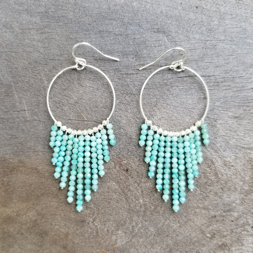 SS Vadoma Earrings < Amazonite > M