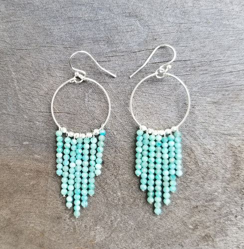 SS Vadoma Earrings < Amazonite > S
