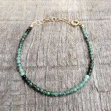 Load image into Gallery viewer, GF Emerald Bracelet